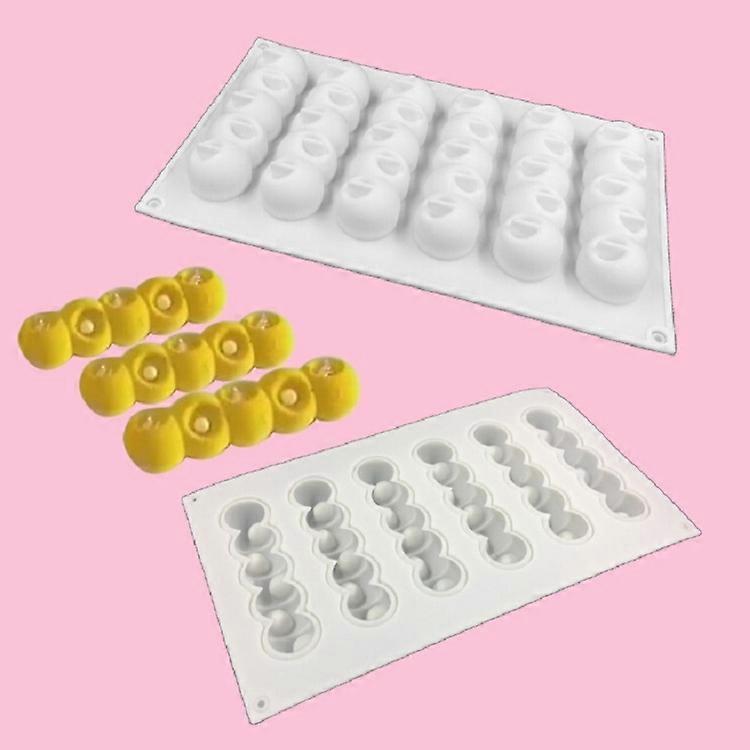 6 Concave Ball Strip Cake Mold DIY Baking Dessert Mold