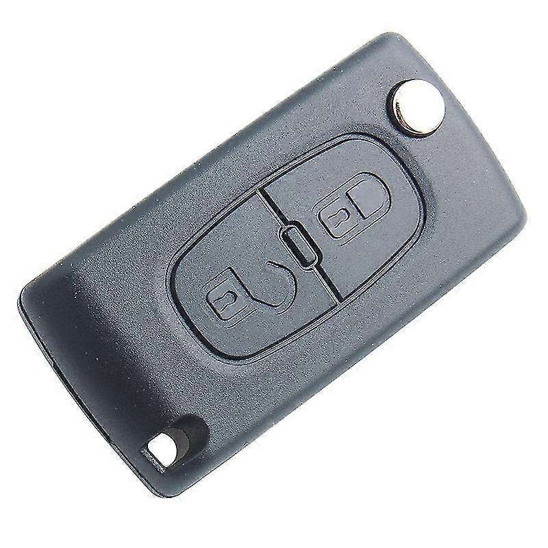 2 Buttons Key Shell Compatible Ce0523 Folding Flip Key For Peugeot 207 307 308 407 408 3008 5008 Citroen C2 C3 C4 C5 C6 C8 (2 Buttons, Ce0523)