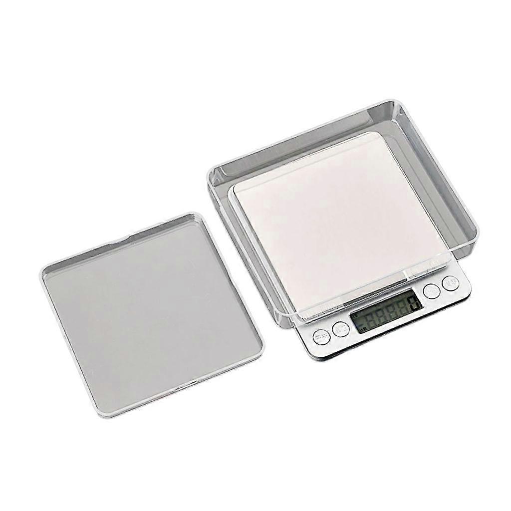 Portable Weighing Scale with 2 Trays Electronic Scale Baking Measuring Tool