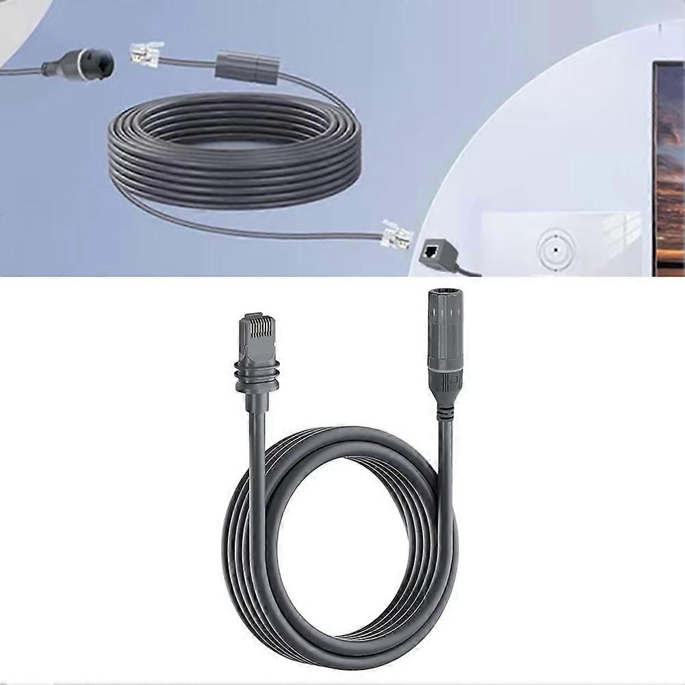IP68 Waterproof Ethernet Adapter Extension Cord Receiver Cable