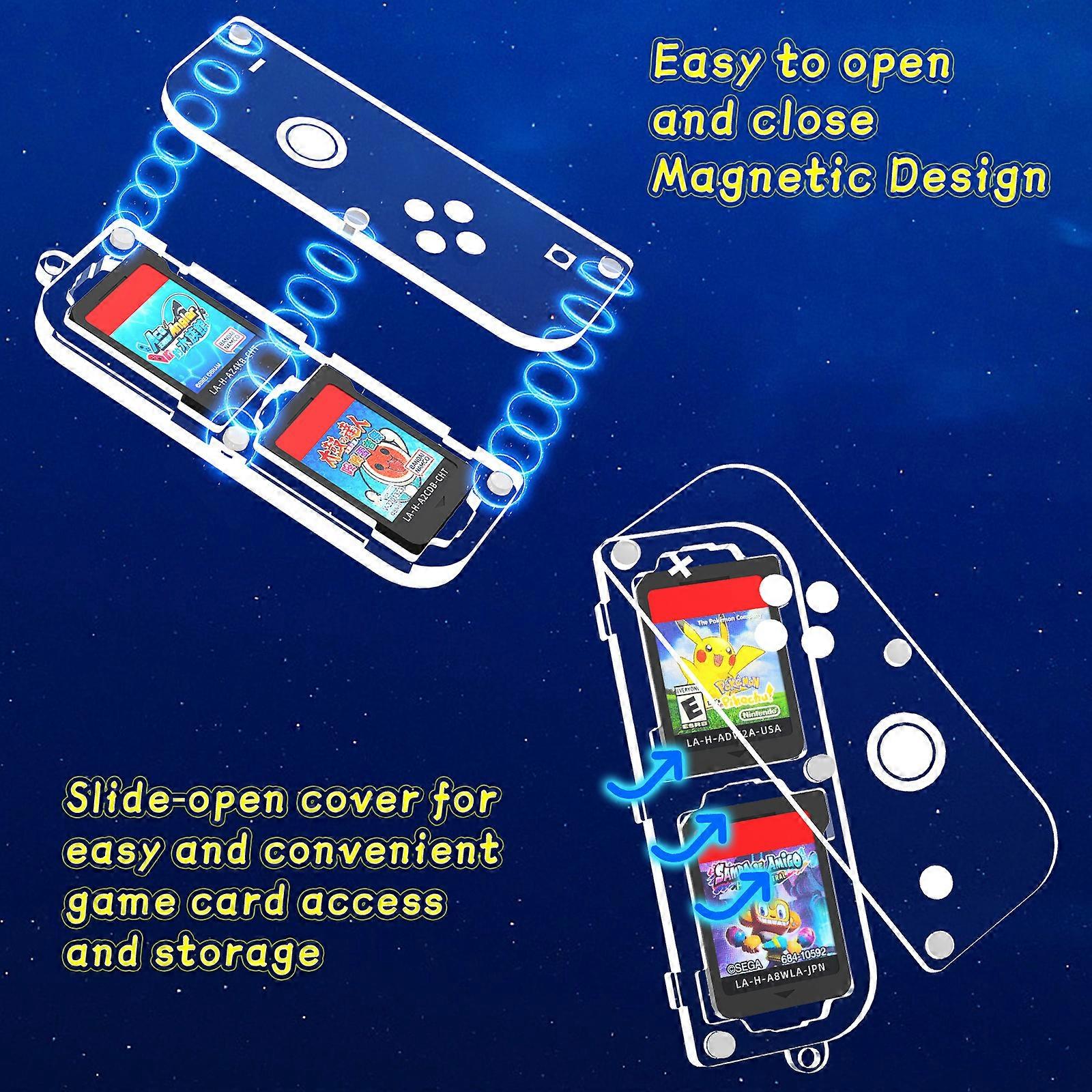 INF Compact Game Card Case for Switch2 Holds 4 Cards