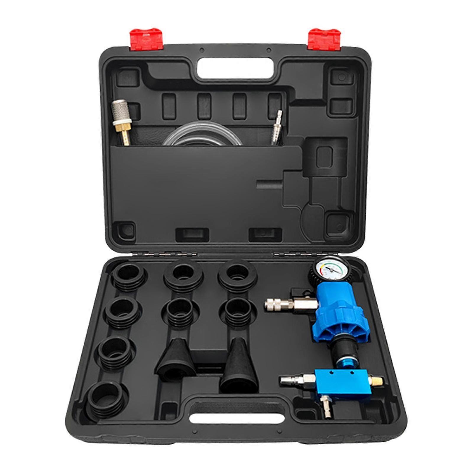 Coolant System Refiller Kit Radiator Pressure Tester Vacuum Leak Tester