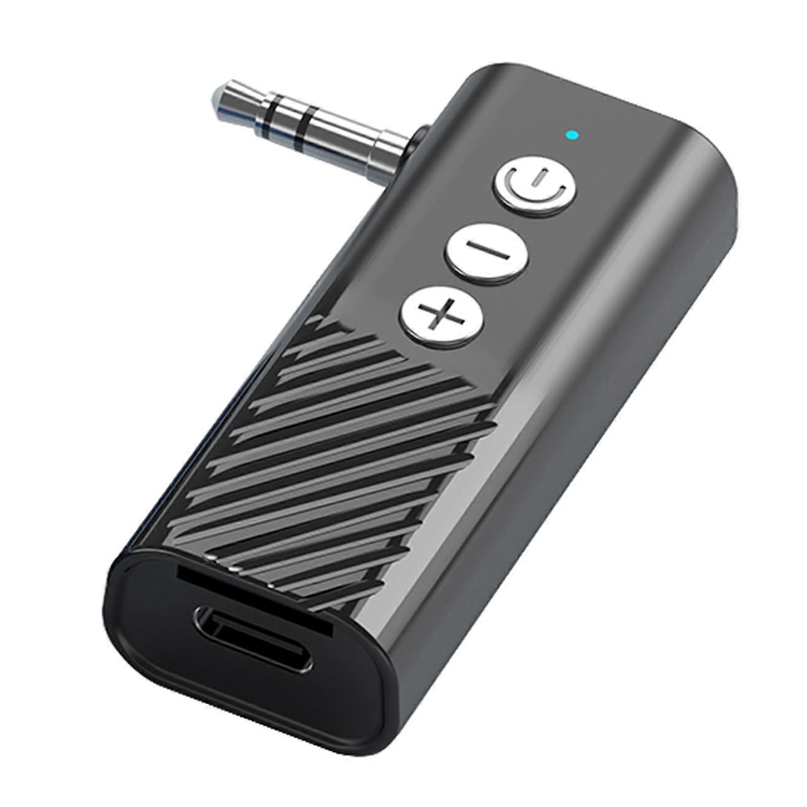 Bluetooth 5.3 Receiver Transmitter Audio AUX Adapter for Car Speakers TV PC