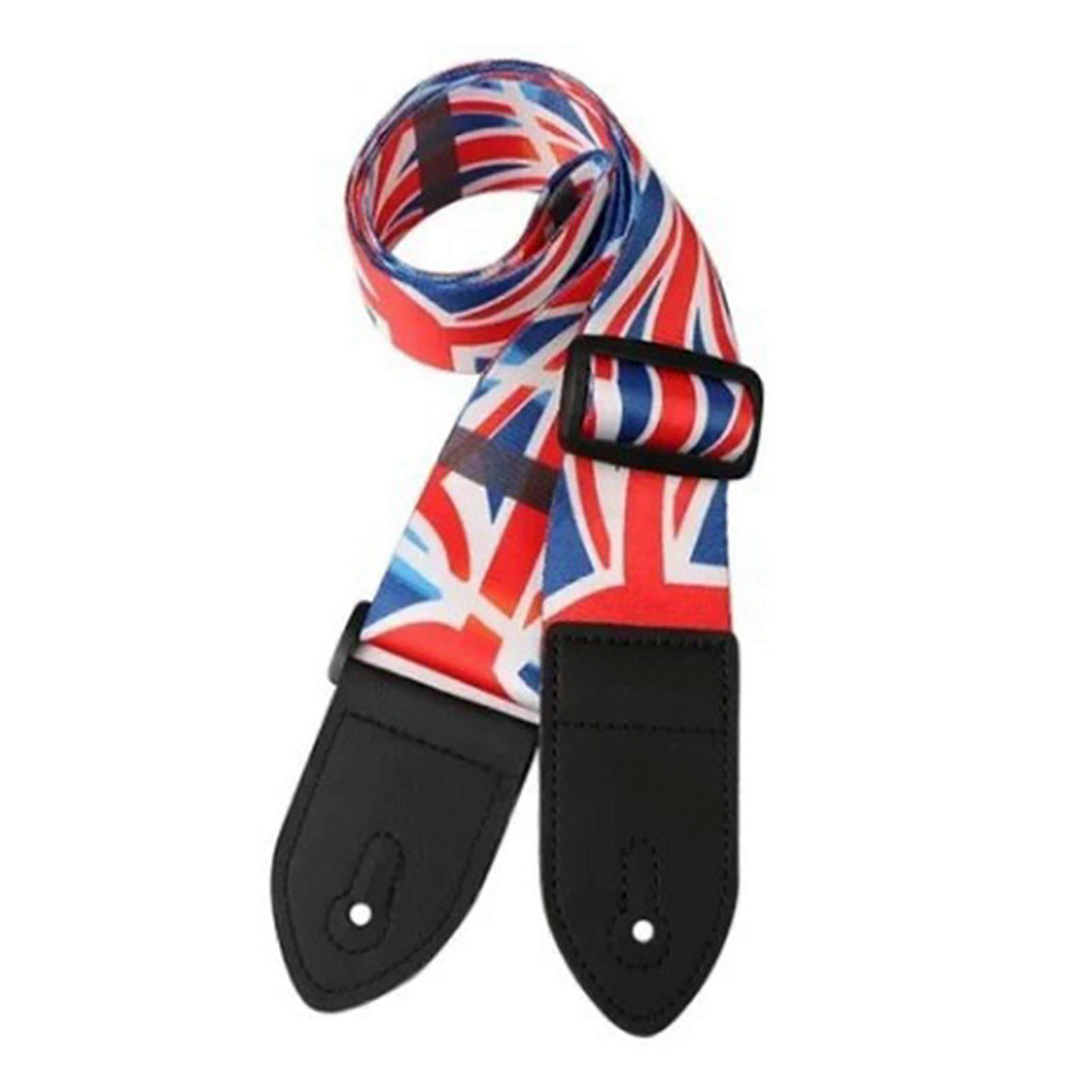 Electric Guitar Shoulder Strap Adjusting Comfortable Fashionable Polyester Ukulele Shoulder Strap