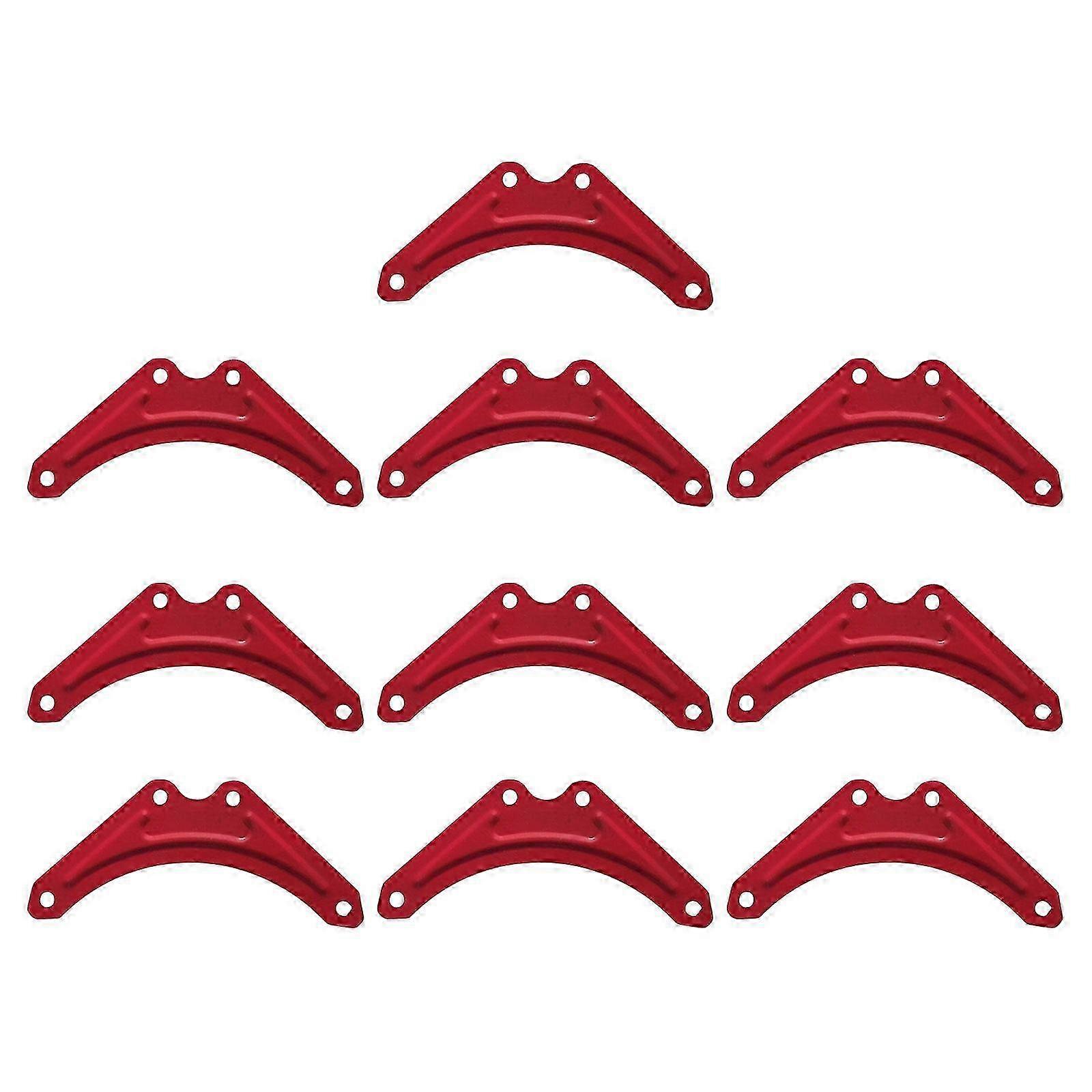 Corner Bracket 10x Step Ladder Reinforcement Fixing Sheet Universal Attachment Sturdy Triangle Fixed Angle for Wood Furniture