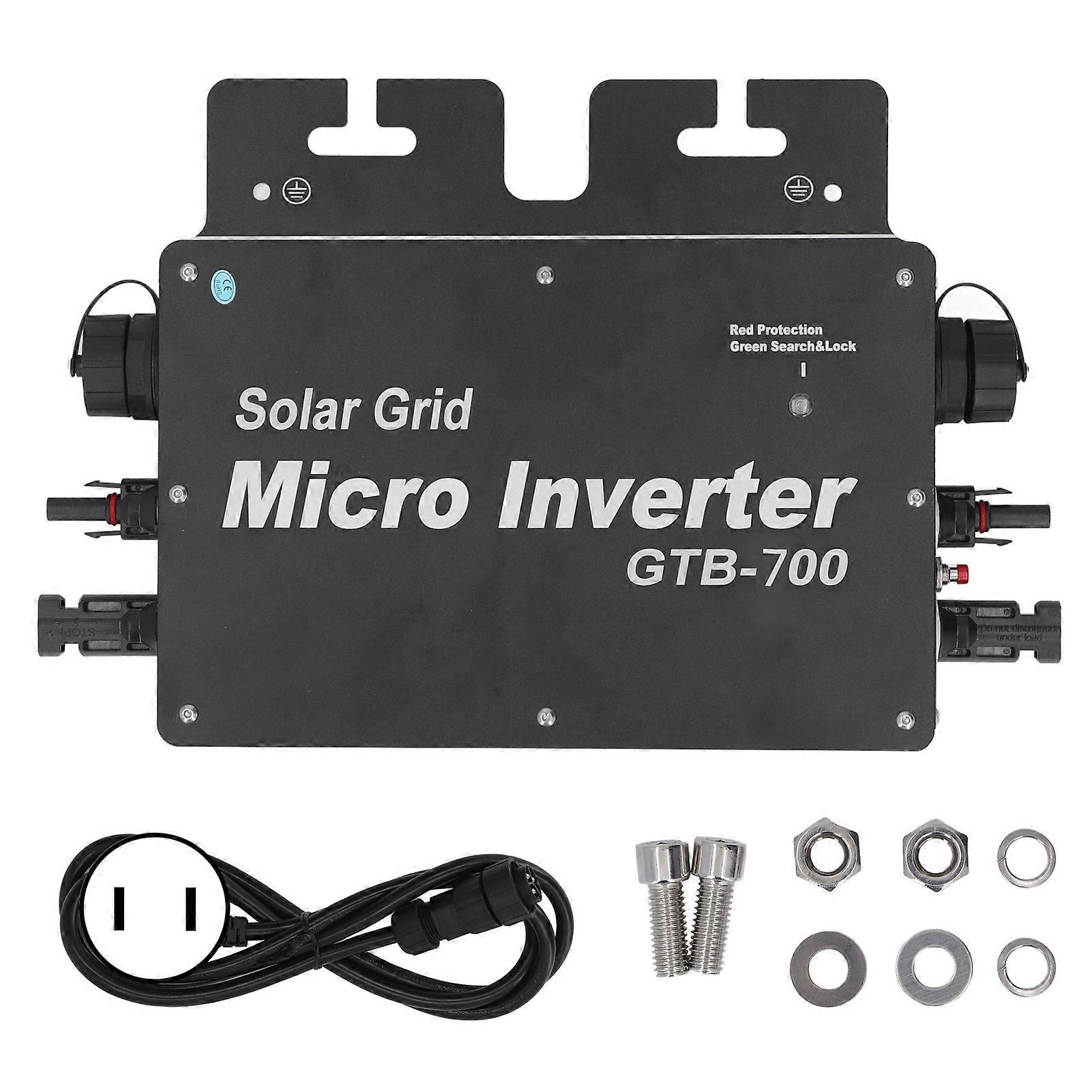 Micro Inverter 700W IP65 WiFi Control Voltage Automatic Identification Solar Grid Tie Microinverter