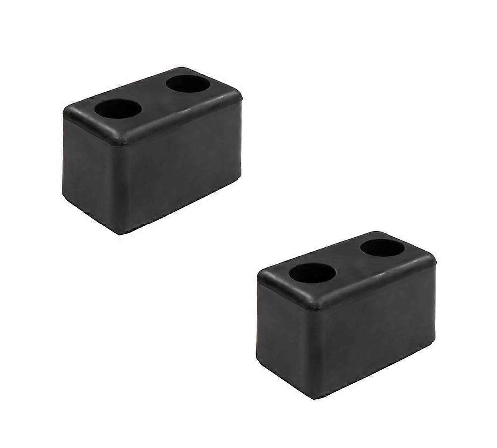 TM Replacement for/Fits 2Pack 6'x31/2'x31/2' Square Rubber Dock Bumper with 2 Holes Impact Resistant