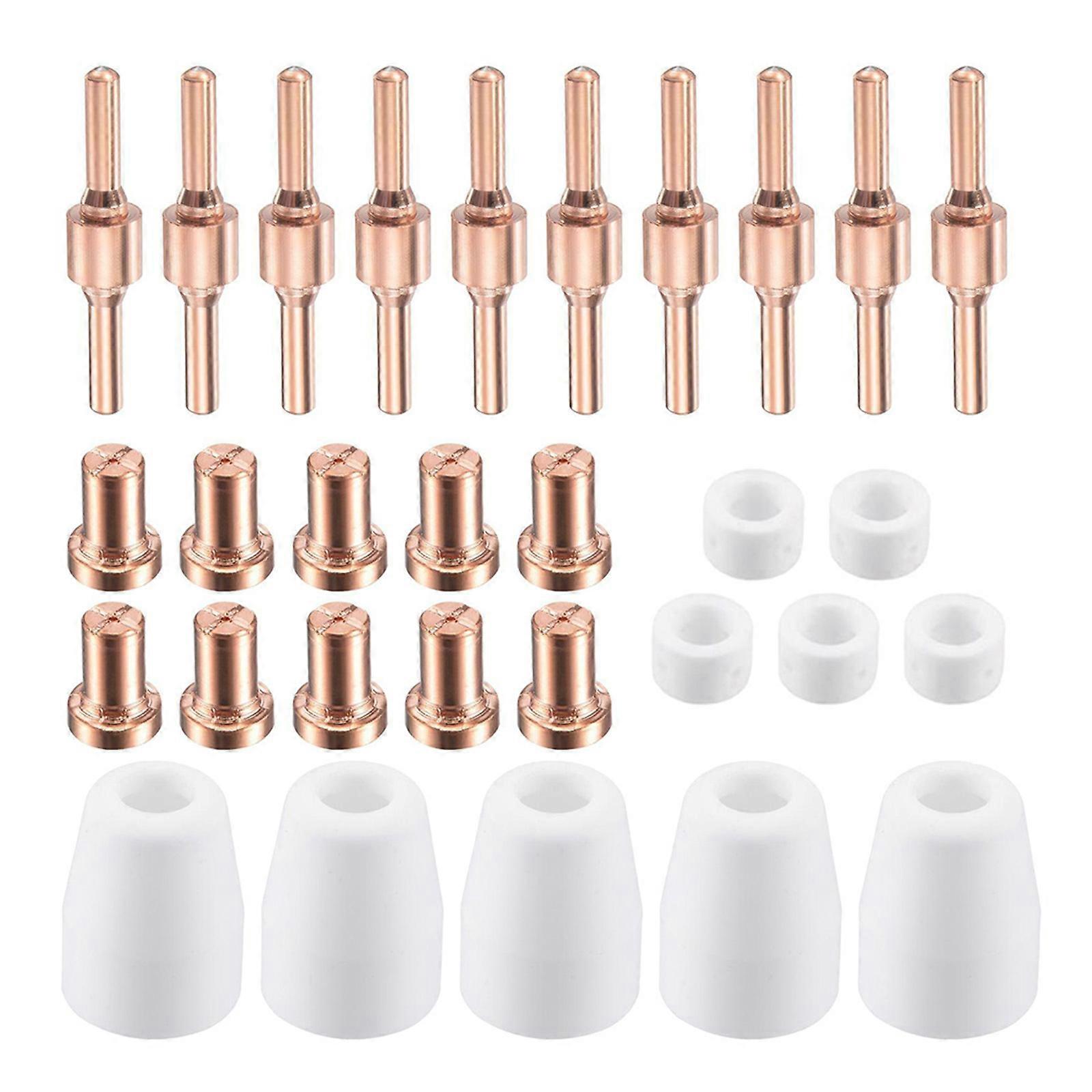 Plasma-Cutter Electrode Nozzle Tips for CUT-40 LGK-40 PT-31 Thermal-Dynamics Cutting Torch Welding-Tool Consumable Part Multicolor