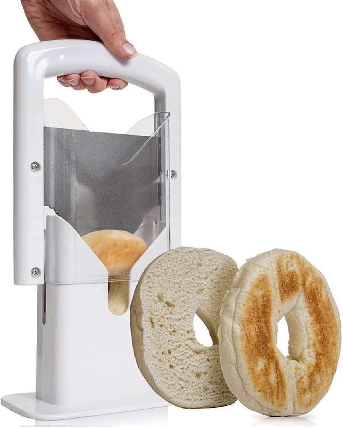 Bread Cutter, Hand Bread Slicing Machine Even Slicing Tool Auxiliary Cutting Tool Kitchen Accessories for Cake Bagels17*9*22.3cm