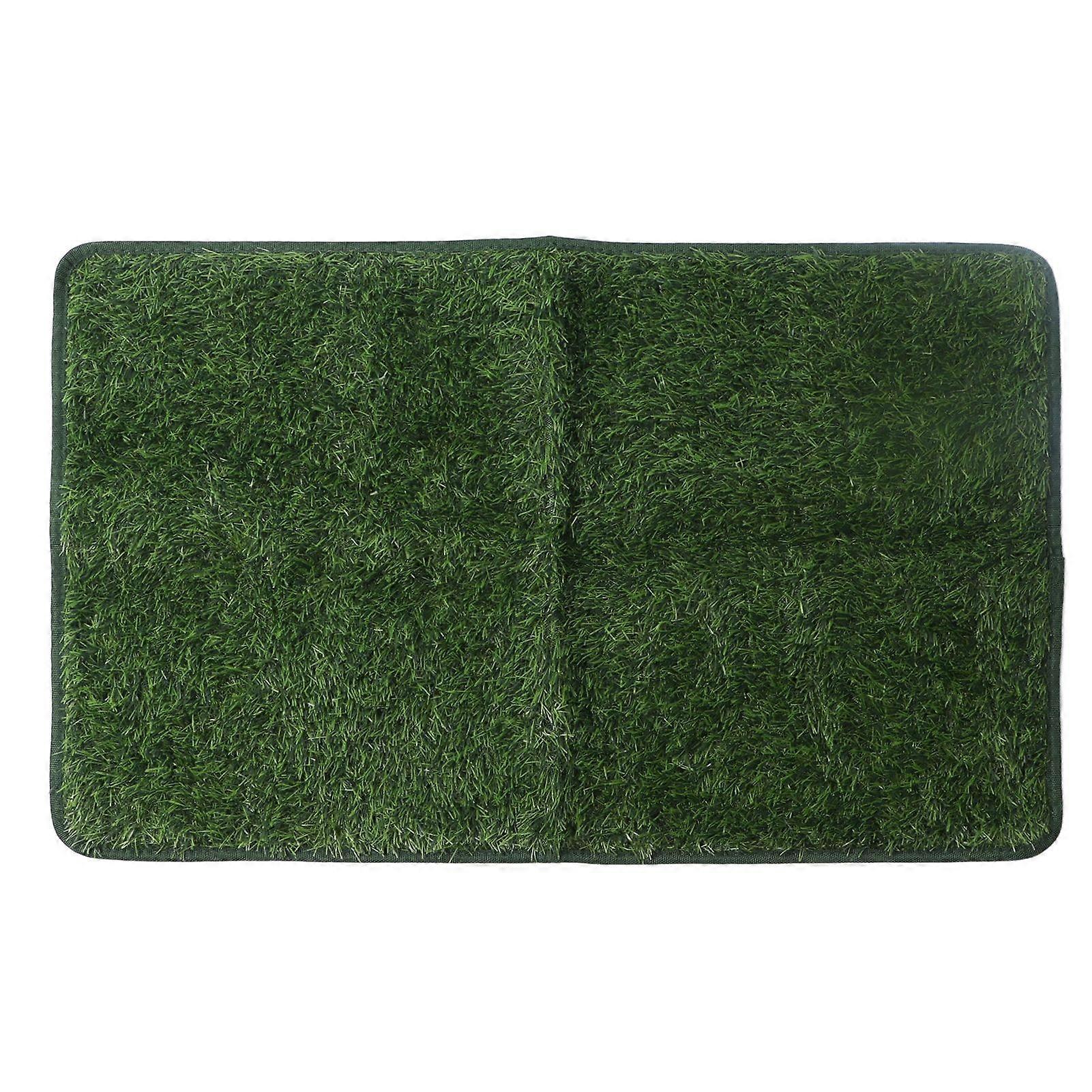 Koiran wc-tarjotin vedenpitävä uudelleenkäytettävä helppo puhdistaa kannettava koiranhiekkalaatikko tekonurmella sisäkäyttöön