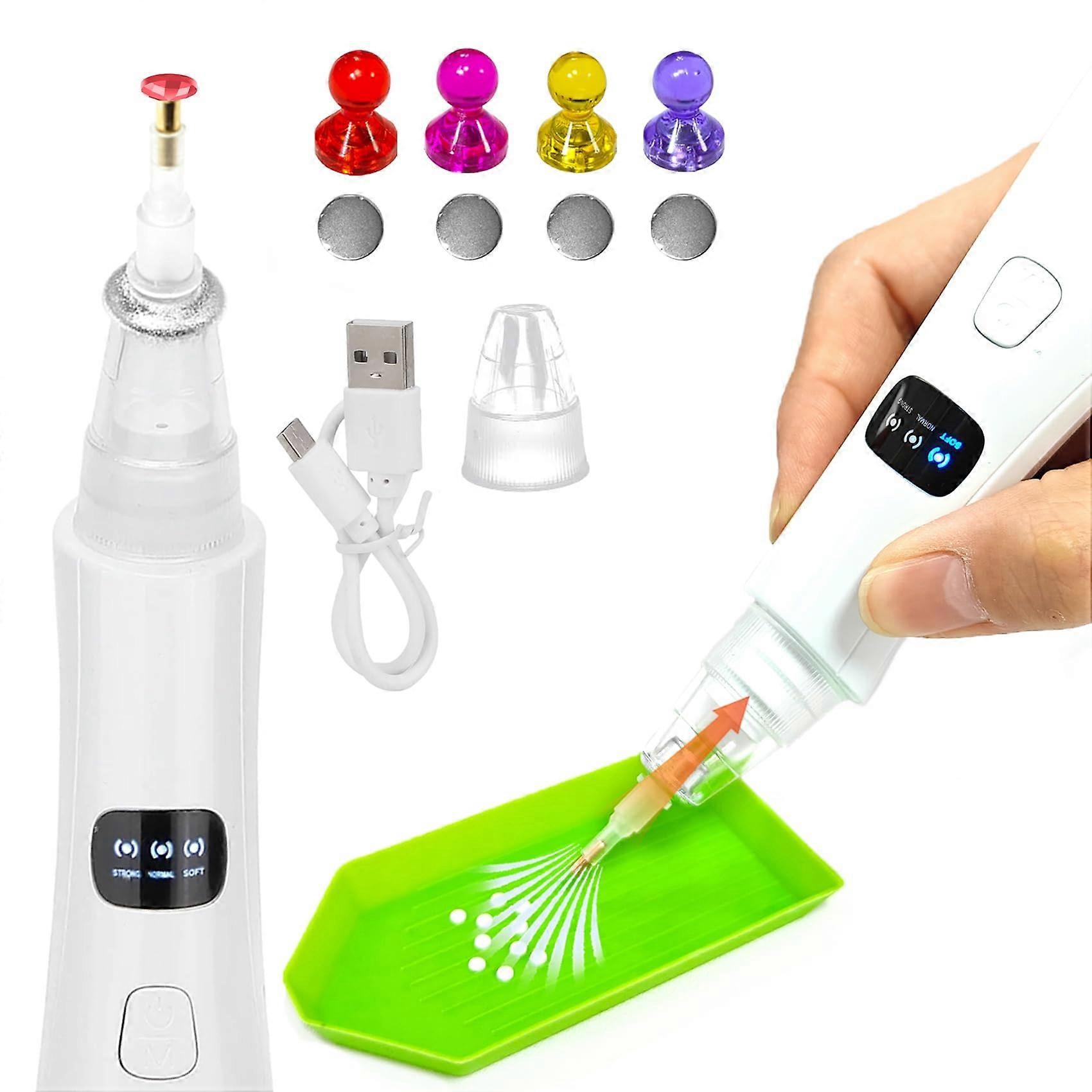 Electric Diamond Painting Pen, Adjustable Suction Mode, DIY Art Tool Kits Ref: 8510