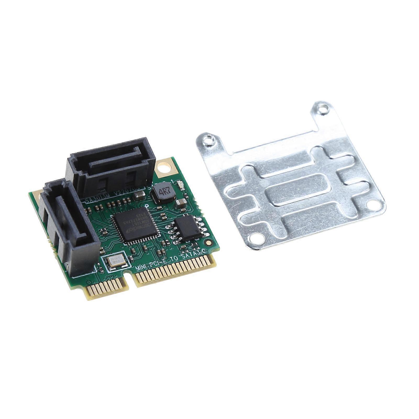 Mini pcie to USB 3.0 Adapter Converter PCIE for Express to Dual Sata 3.0 Adapter Extension Multicolor