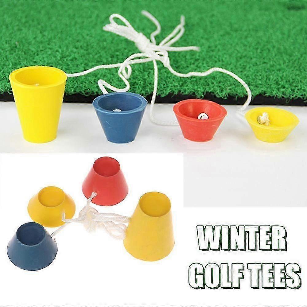 Winter Golf Tees, Durable Rubber Golf Tees with 4 Different Heights
