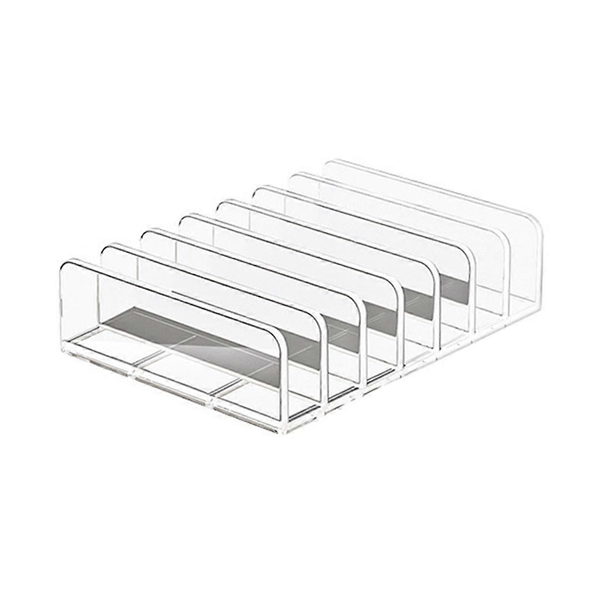 Acrylic CD/DVD Storage Rack Transparent Organizer Stand Display Holder for CD/DVD, Holds Multiple D