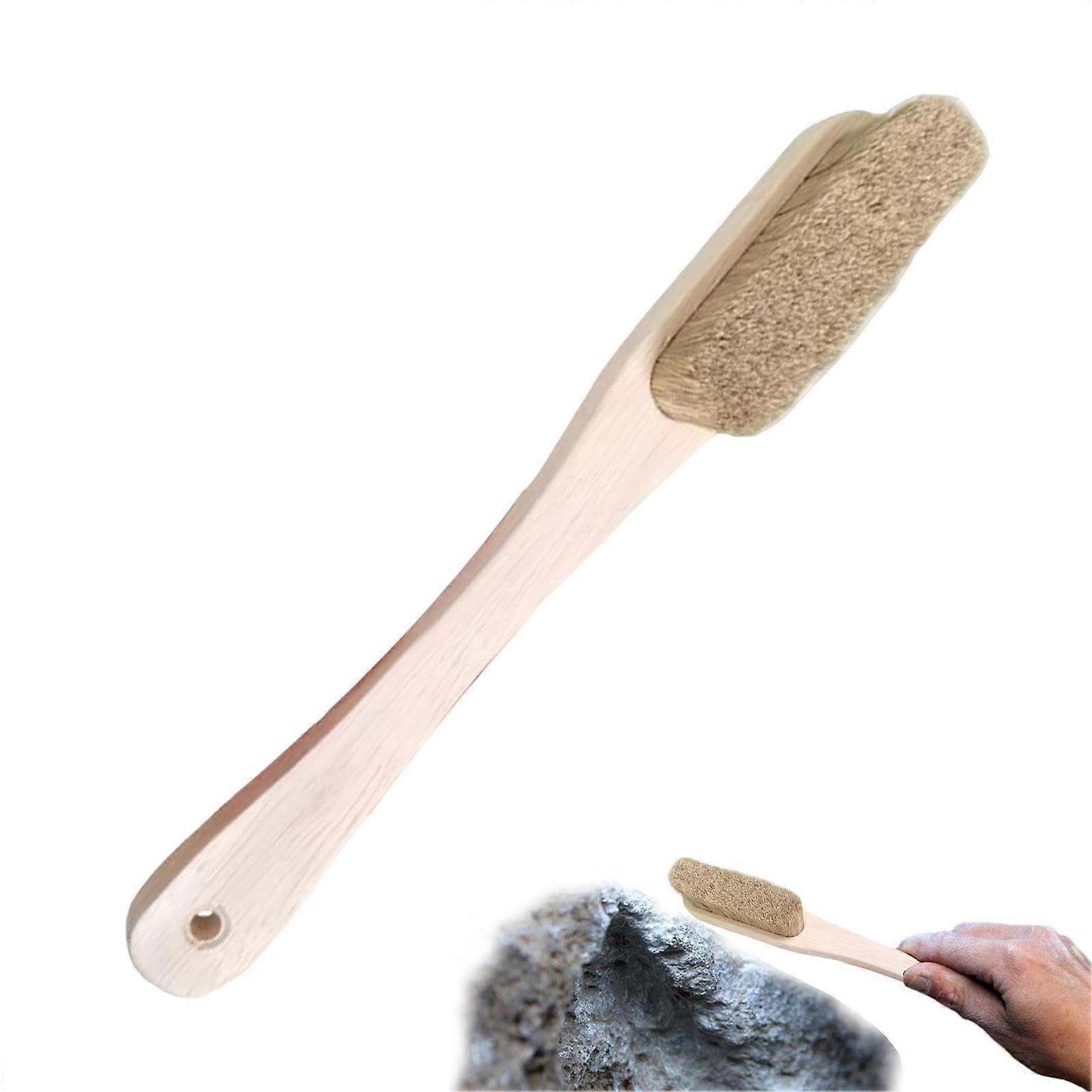 Chalk Brush for Climbing, 2-in-1 Portable Cleaning Tool with Bristles for Boulder and Gear Cleaning, Durable and Versatile