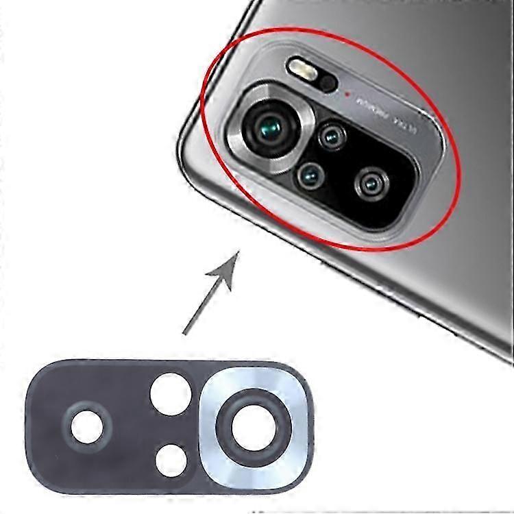 Rear Back Camera Lens Cover Replacement Part (without Logo) for Redmi Note 10 4G/Note 10S