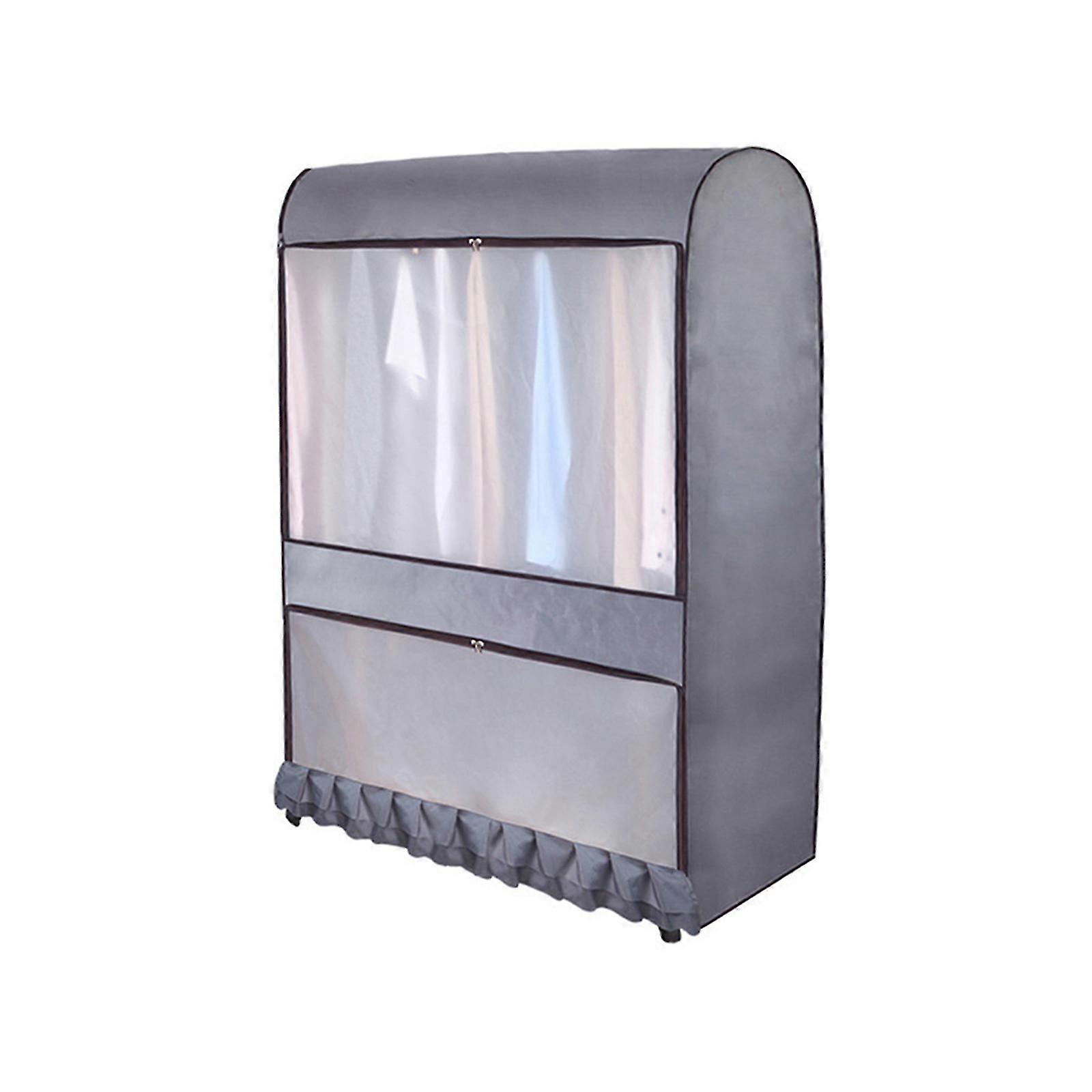 واضح خزانة الملابس الغبار غطاء الملابس غطاء الملابس رف الغبار غطاء للماء شنقا الملابس دعوى