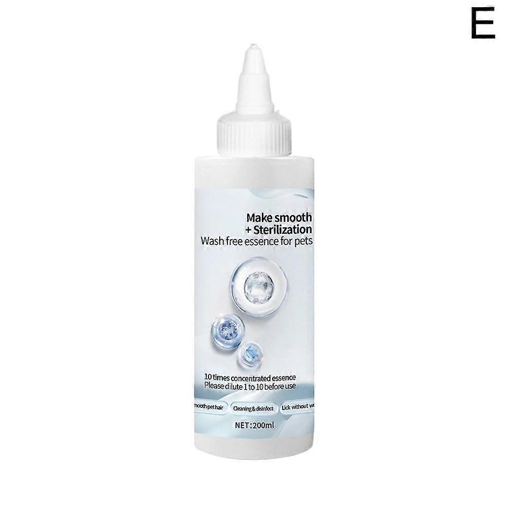 No-cleaning liquid 200ml (A)$Electric spray comb for cats and dogs pets mango styling spray massage comb pet cleaning supplies