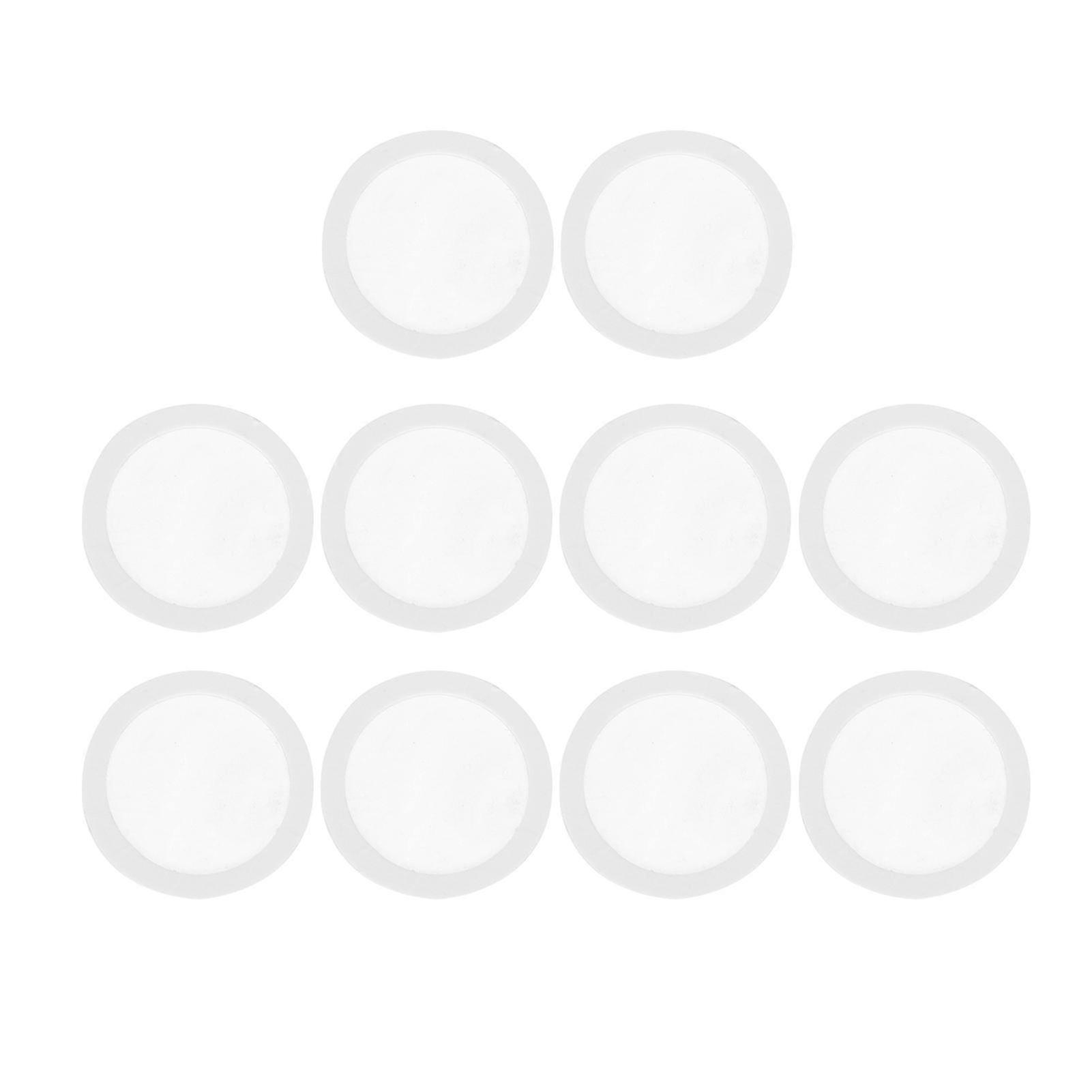 10 ks Kazoo membrány flétna příslušenství plastové části hudebních nástrojů bílá