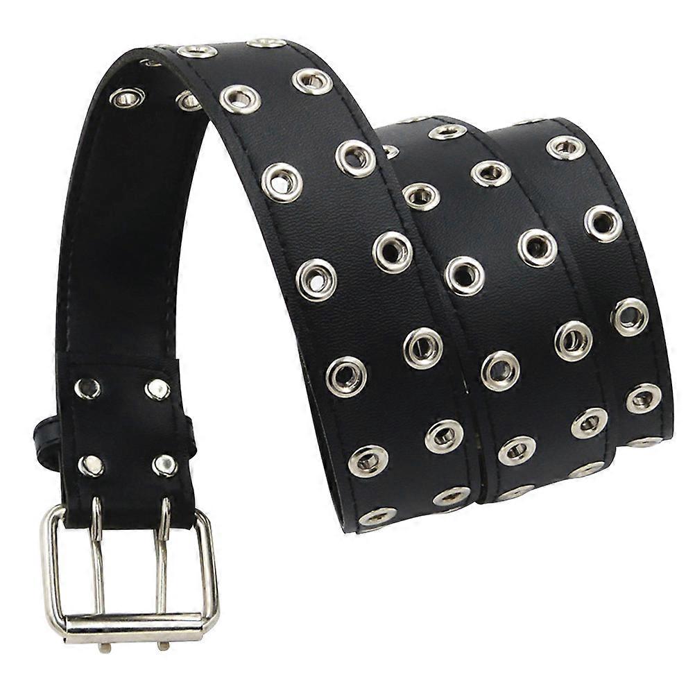 Here's a refined and professional product description based on your input:
**1pc Punk Style Waist Belt for Men – Fashionable Black Artificial