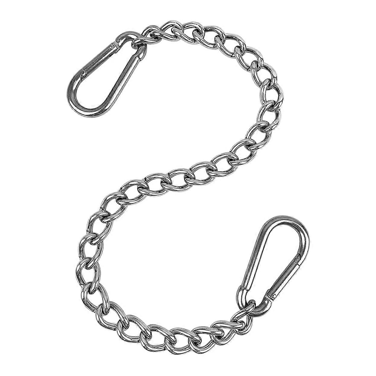 Hammock Chair Hanging Set Carbon Steel Long Hanging Chair Chain with Snap Hook and Sandbag Holder for Hanging Chairs and Swings