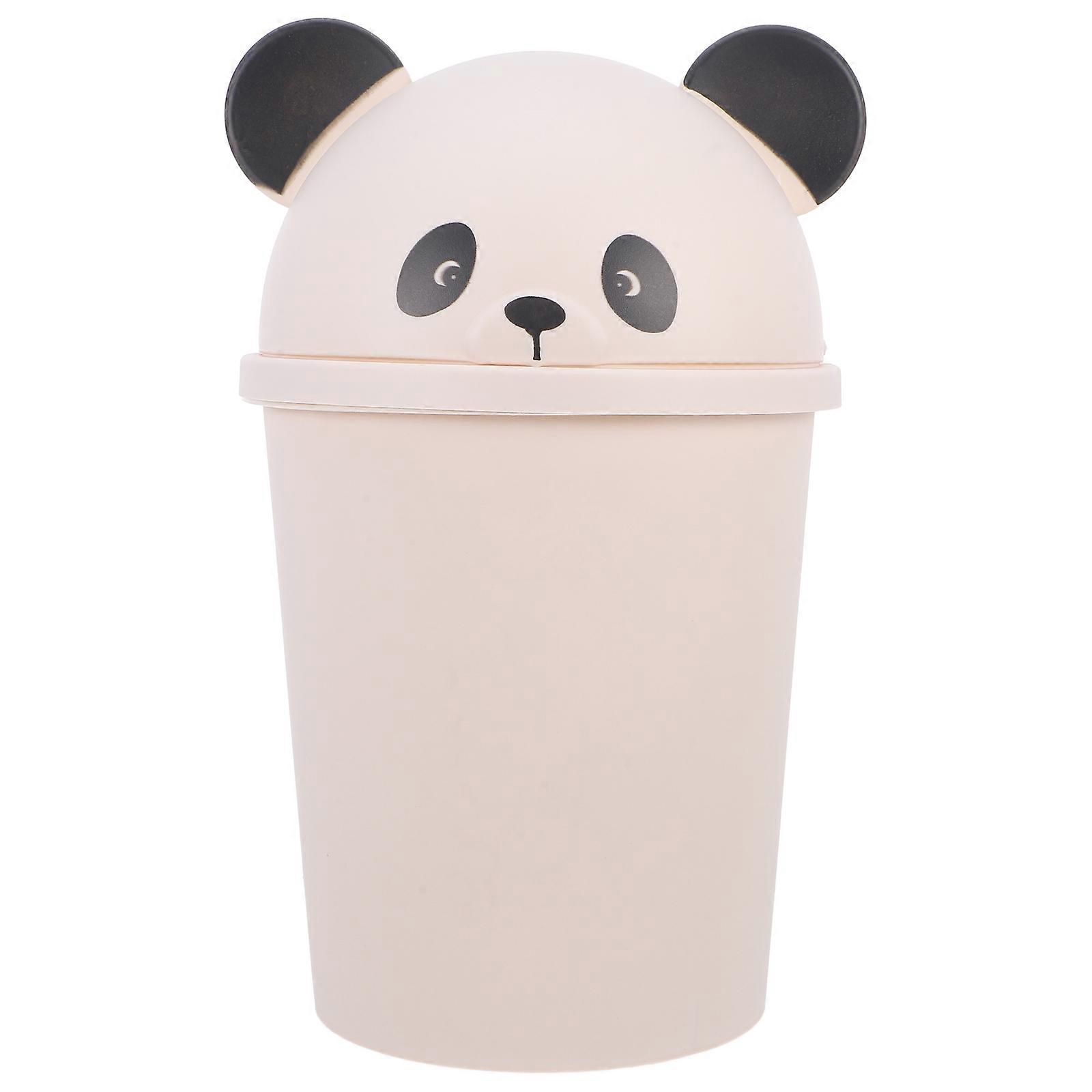Versatile Panda Trash Can Designed for Kitchen Bathroom and Outdoor Spaces