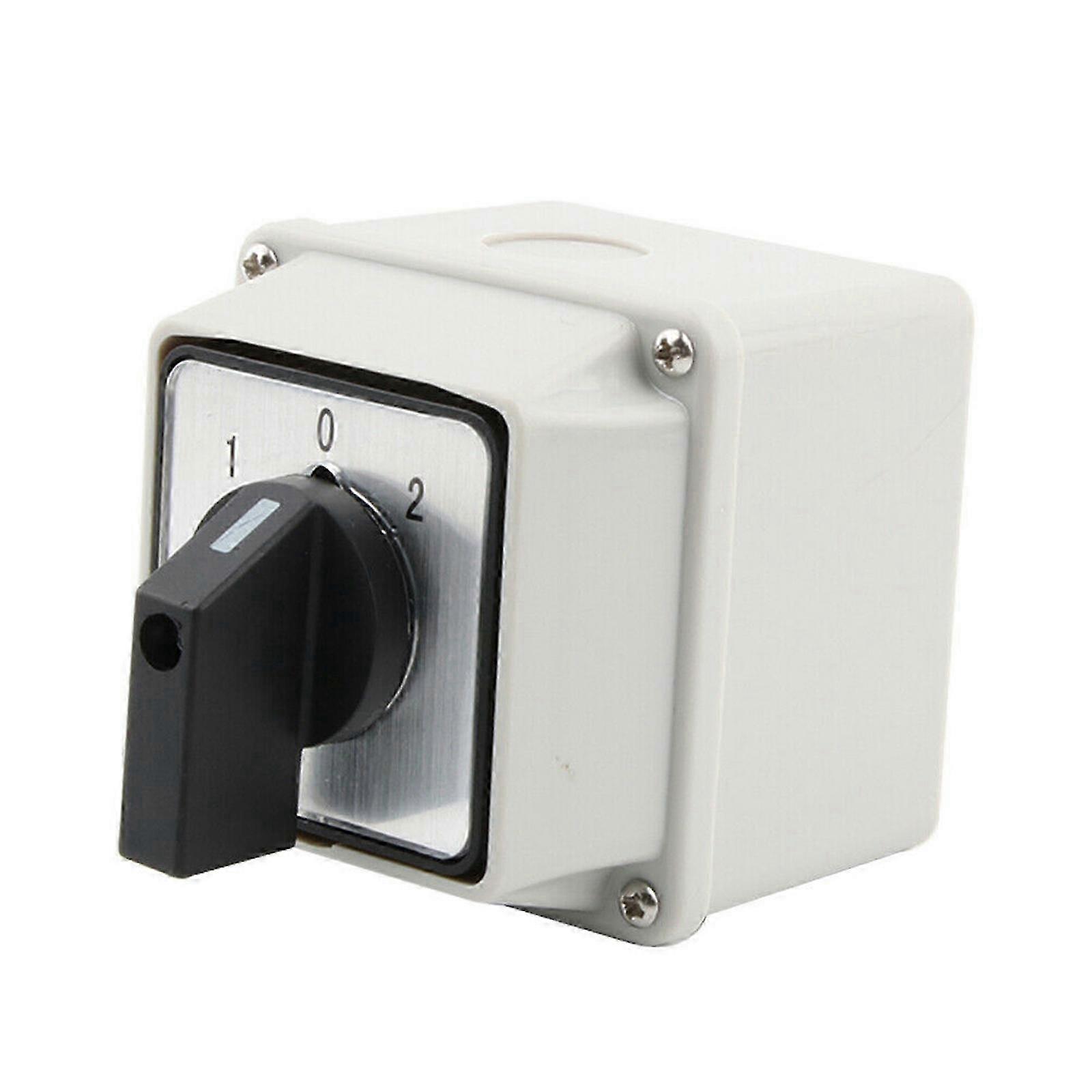 20A Rotary Cam Switch Motor Switch Turn Switch Housing Switch for Electrical Control