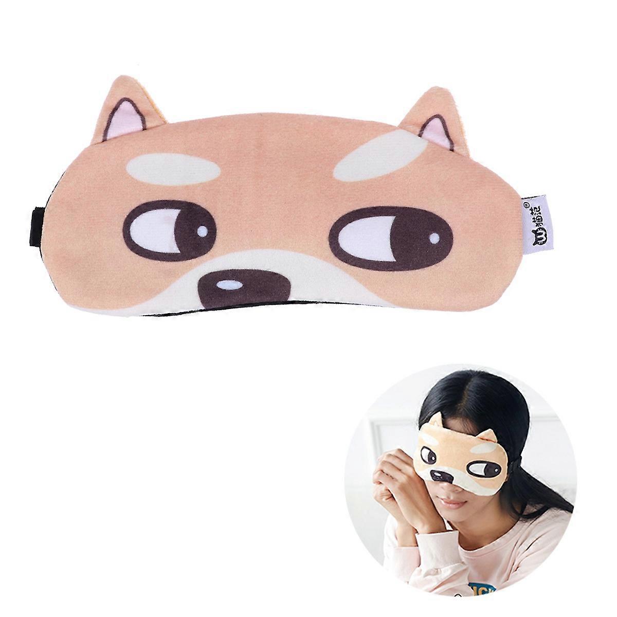 Sleeping Mask Eye Patch For Sleep Light Blocking Home Travel Multi 23x11x1cm Cartoon Design 1Set