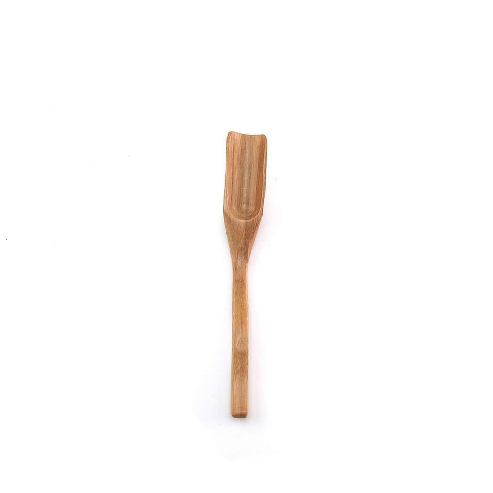 Solid Wood Tea Spoon Teaspoon with Ergonomic Curve and Compact Size