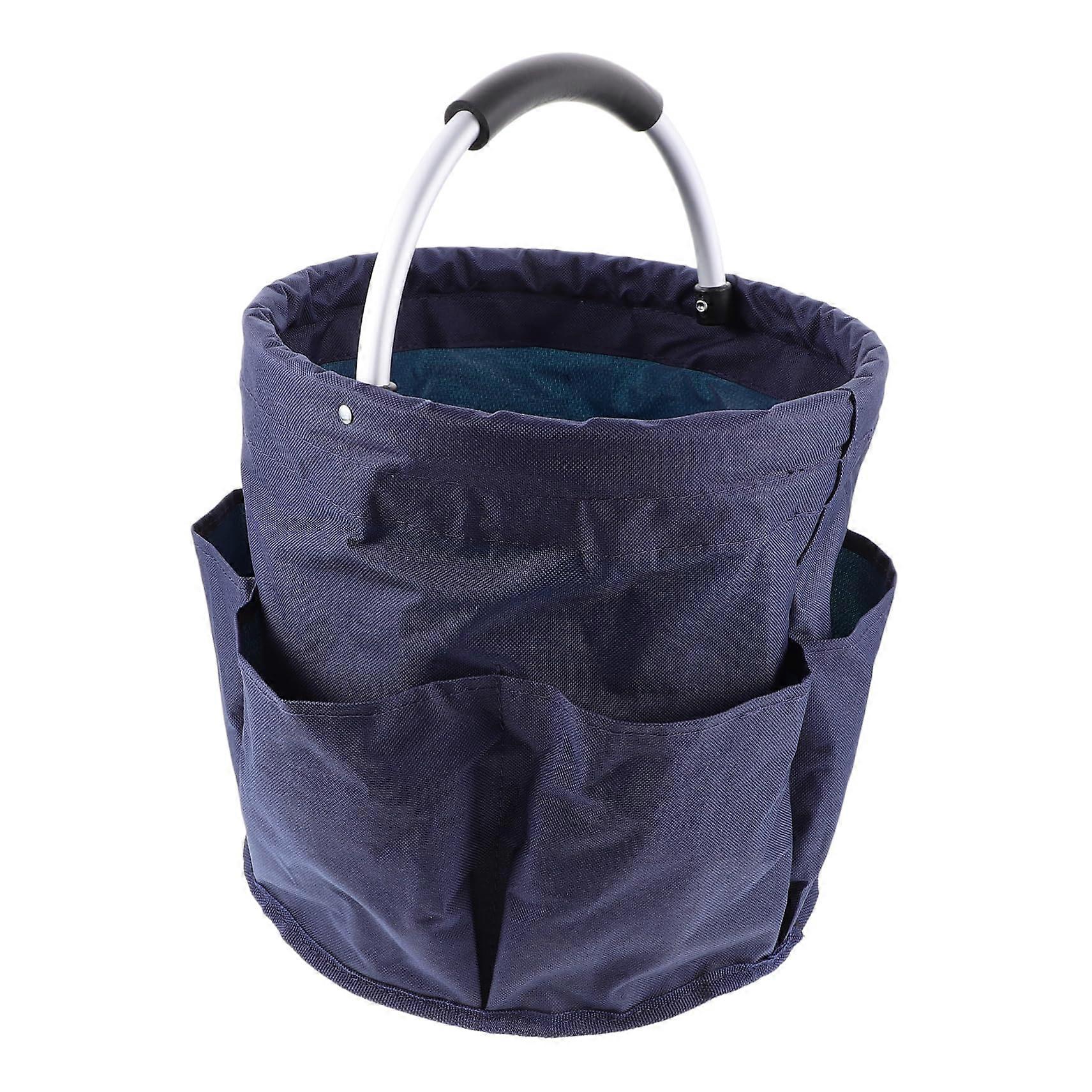 Storage bag for the garden with ergonomic handle large capacity tool holder for gardening picnic beach Oxford fabric organization random color