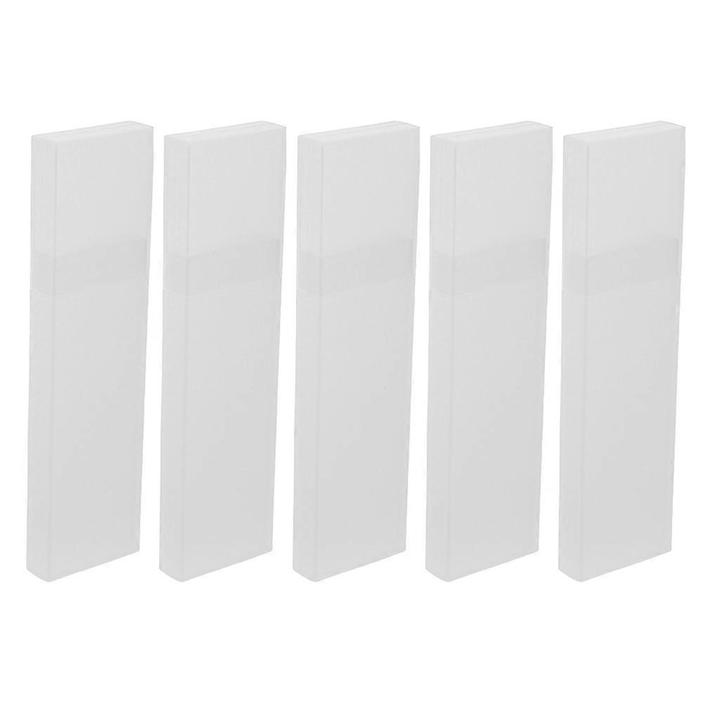 5pcs Compact Travel Tongue Storage Boxes – Secure Closure, Lightweight Plastic Cases for Organized Carrying & Easy Maintenance
