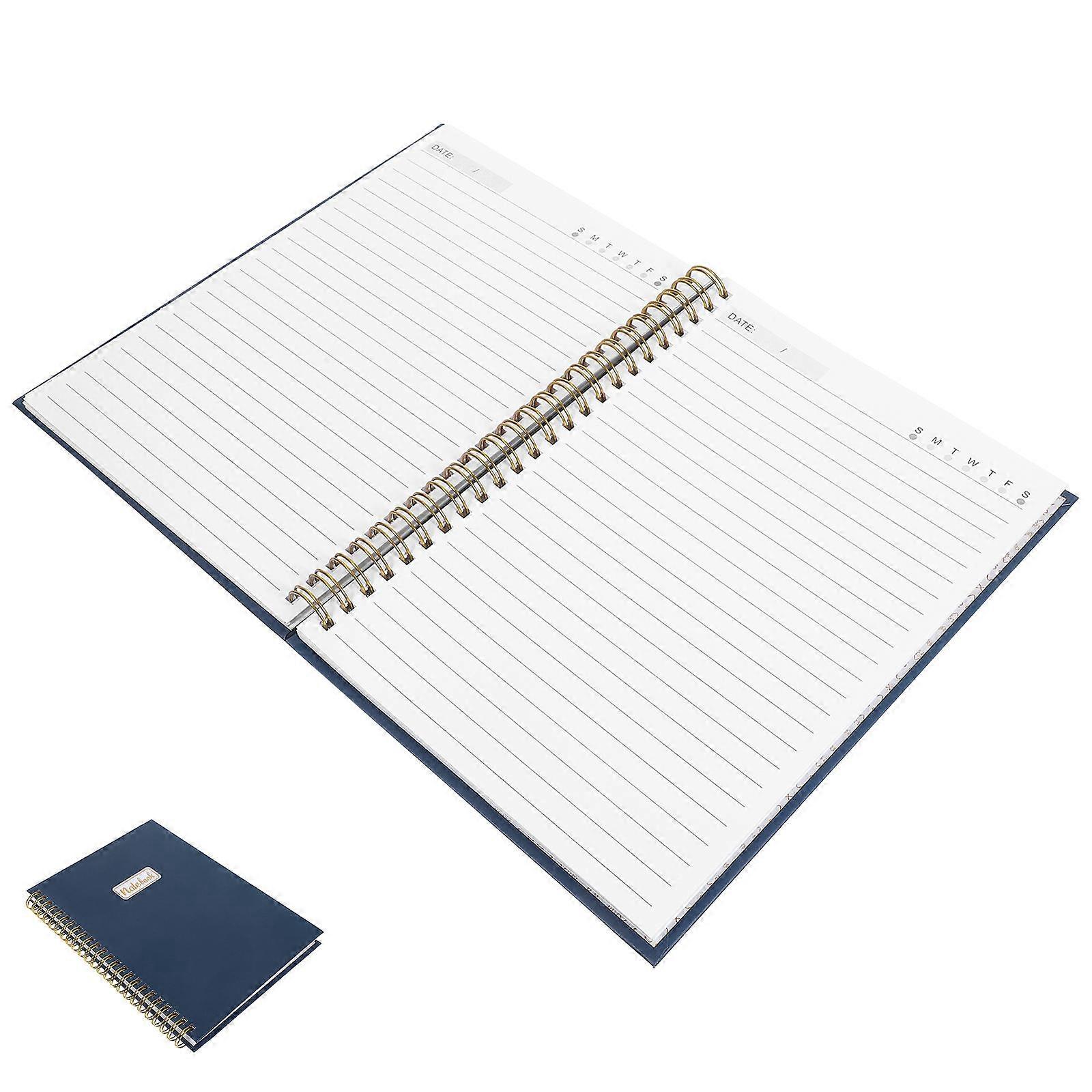 Spiral Planner Notebook Multifunctional Design For Students Professionals Note-Taking Portable A5 1Pcs