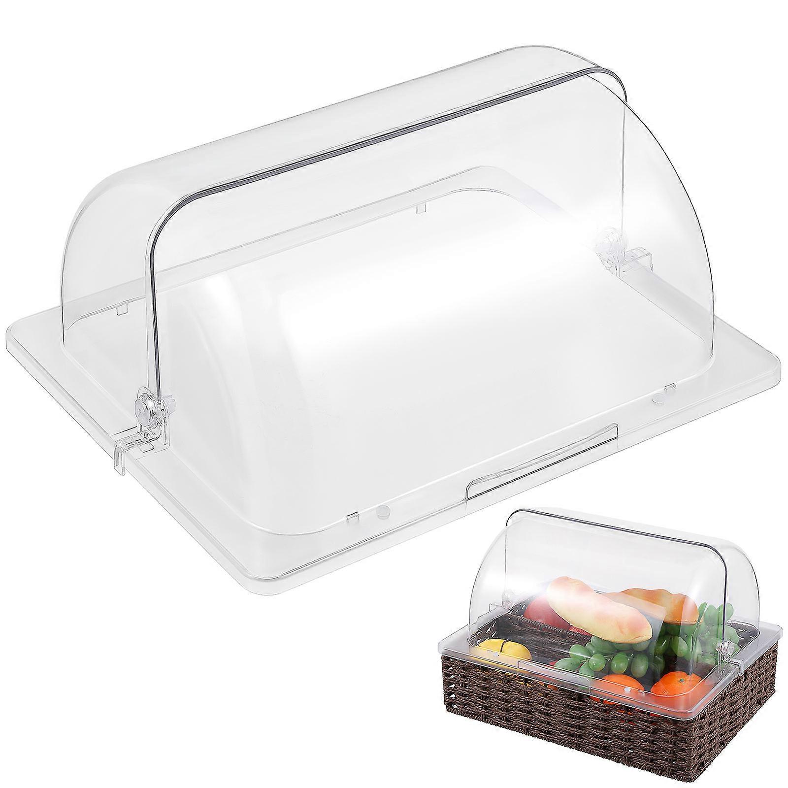 Dessert Showcase Cover Clear Dessert Showcase For Food Display 33.00X27.00X15.50CM Square 1Pack
