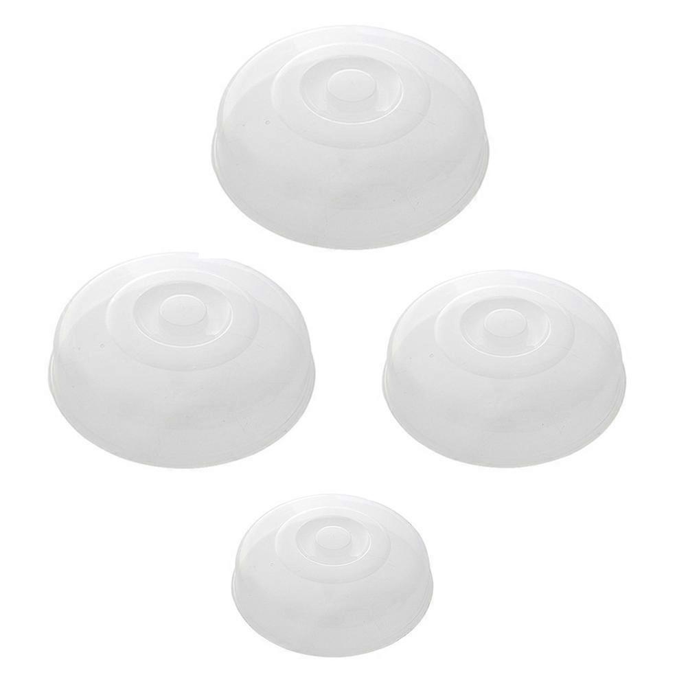 Fresh-Keeping Cover 4Pcs White PP Versatile Sizes Kitchen Accessory Meal Cover