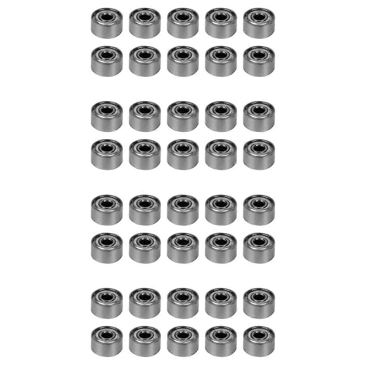 40pcs Miniature Rubber Sealed Metal Shielded Metric Radial Ball Bearing Model: 692 ZZ 2x6x3MM