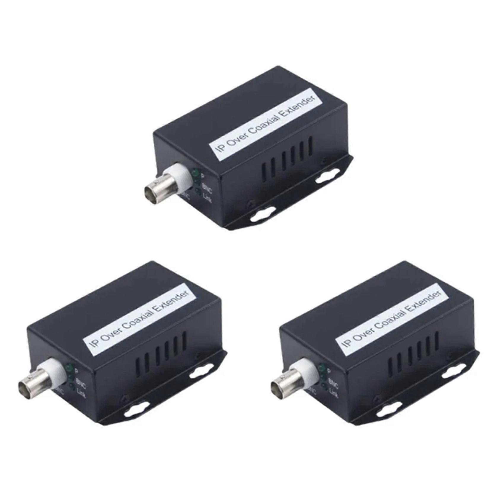 1 τεμάχιο Κιτ επέκτασης Ethernet IP μέσω ομοαξονικού καλωδίου HD για κάμερες CCTV, B