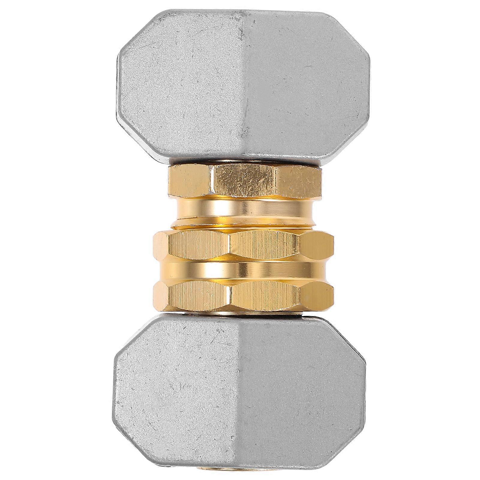 Quick Connect Hose Coupling Water Hose Repair Fittings American Style Zinc Alloy Easy Installation Homeowners 4.00X3.80X3.00CM 1Set