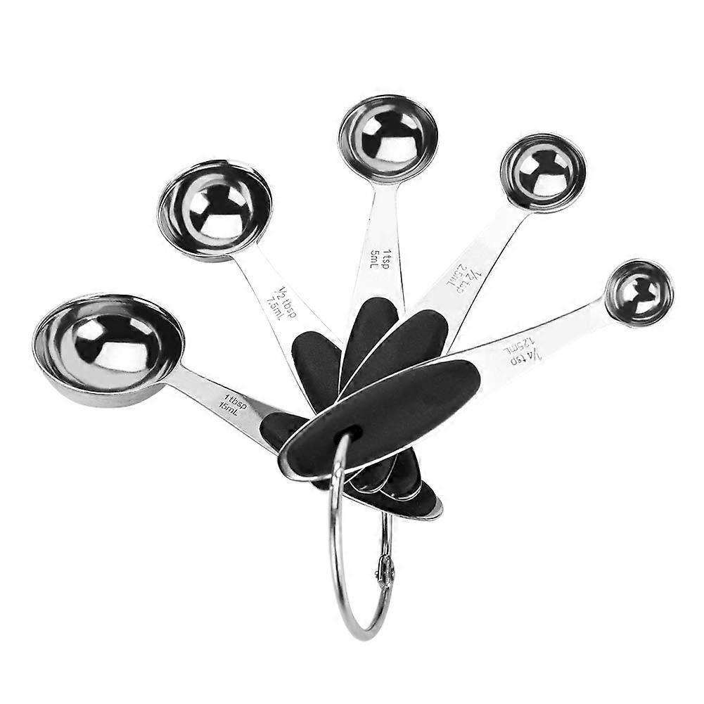 10 Piece Stainless Steel Measuring Spoon and Cup Set, Multi-Color Baking Tools for Precise Cooking and Baking Measurements