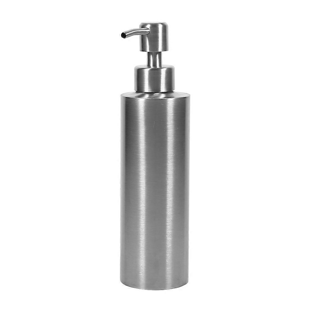 350ml Stainless Steel Soap Dispenser Kitchen Sink Faucet Shampoo Box Soap Container