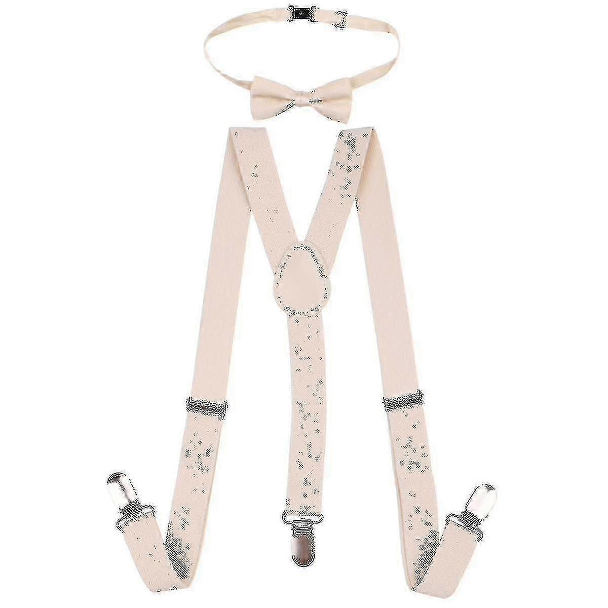 Kids Bow Tie And Adjustable Elastic Suspender Braces For Boys