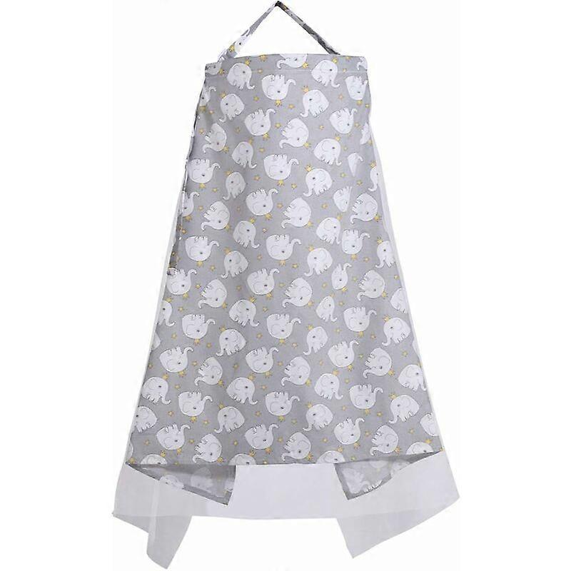 Adjustable Nursing Cover (Double Layer, Gray)