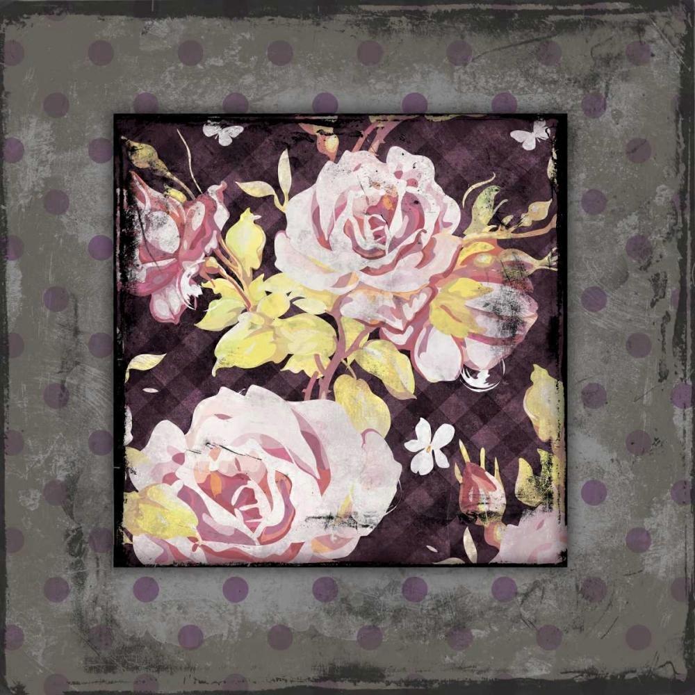 Flower Patch Bordered Mate Poster