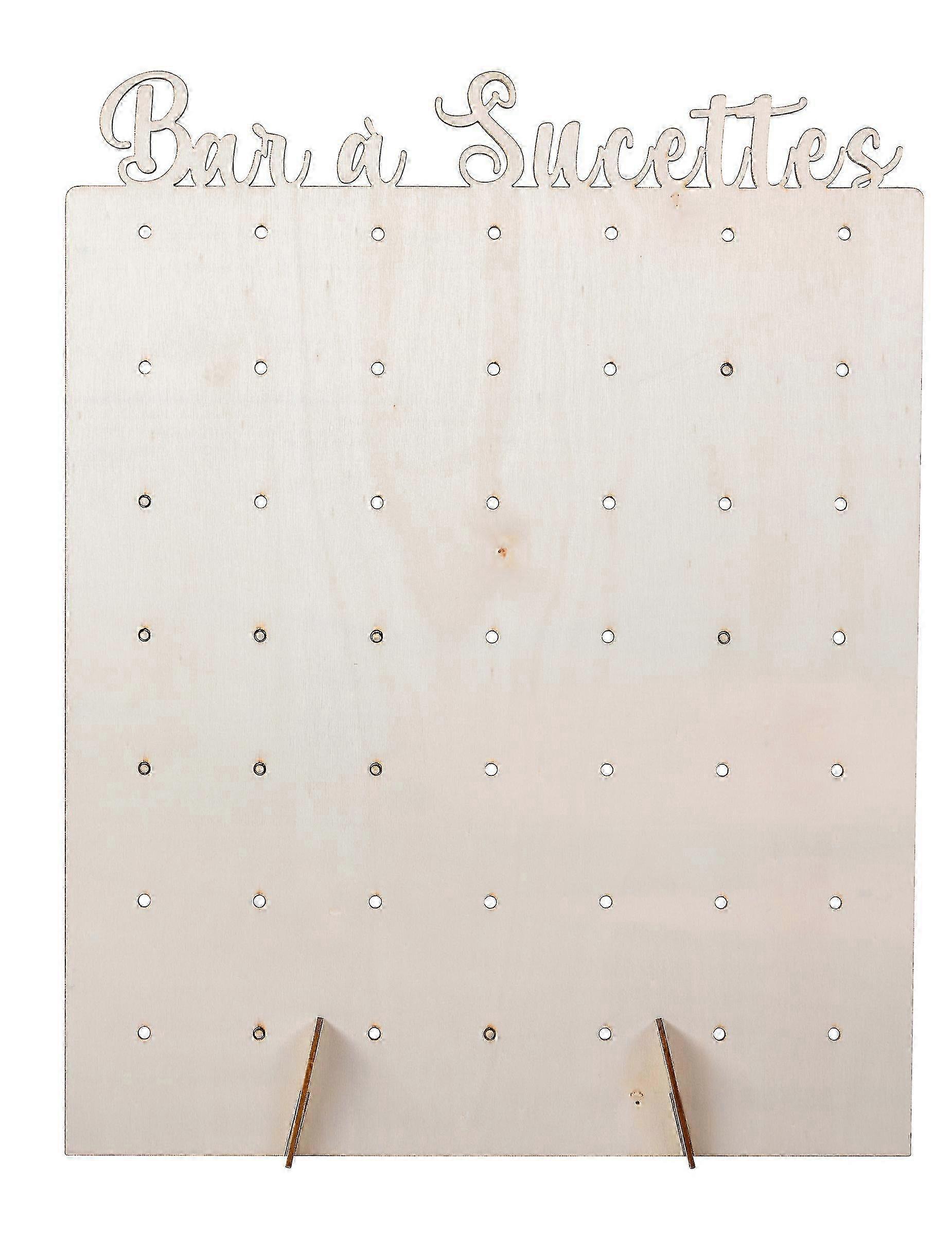 Expositor Piruleta de Madera 40 x 30 cm