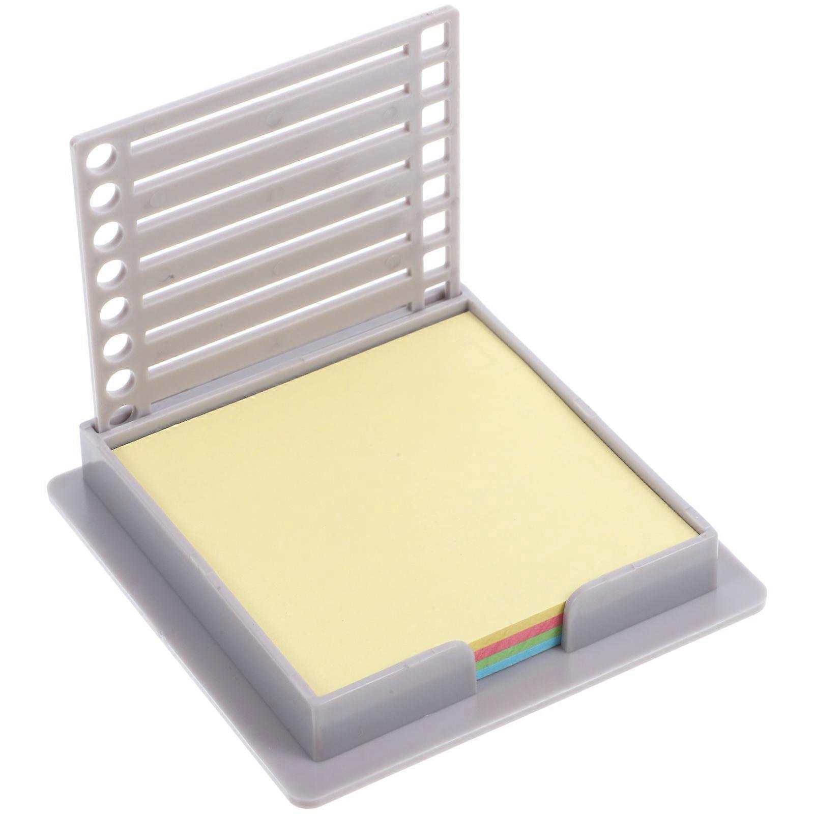 Note Holder Box Convenient Cards Organizer Sleek Design Rectangular Abs Business Supplies Office Use 1Set