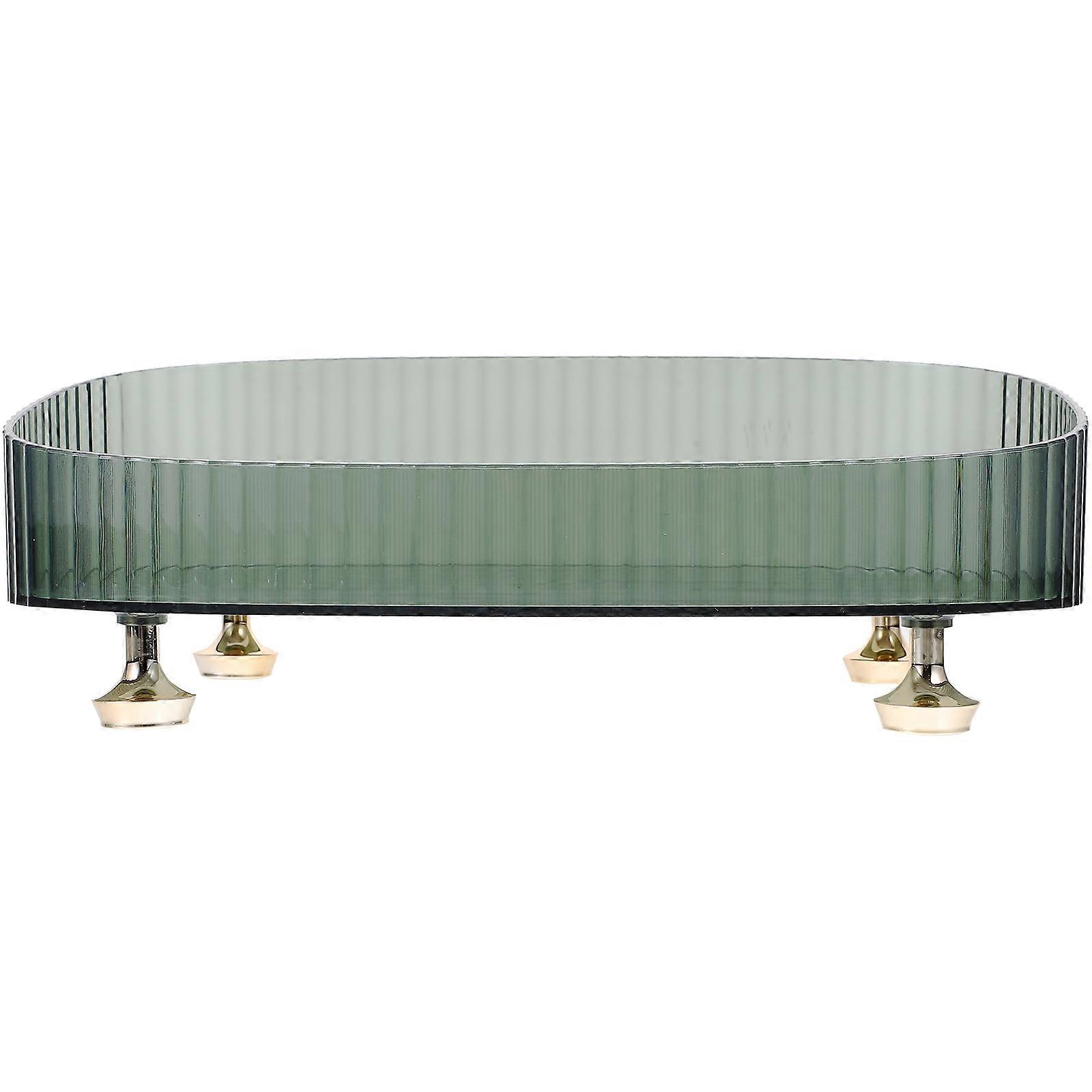 Vanity Trays For Bathroom Slanted Edge Perfume Jewelry Organizer Home Decoration 27X18X8.8CM