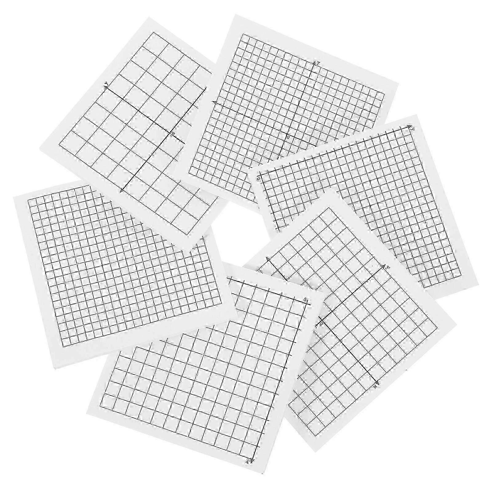 6 Pcs Graph Sticky Notes Mini Grid Notepad Math Graph Paper Adhesive Notes
