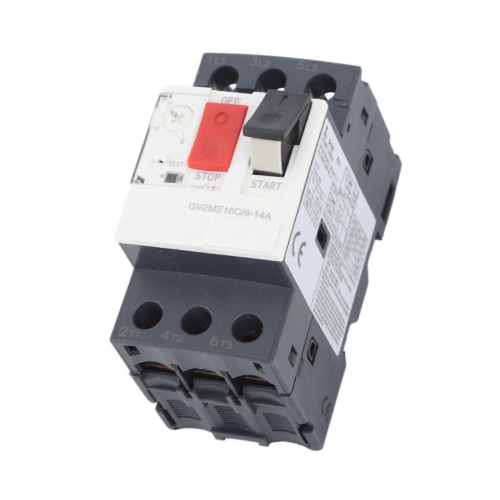Motor Circuit Breaker Overload Short Circuit Protection 35mm Guide Rail Mounting Motor Protection Switch AC690V GV2 ME16C 9 14A 