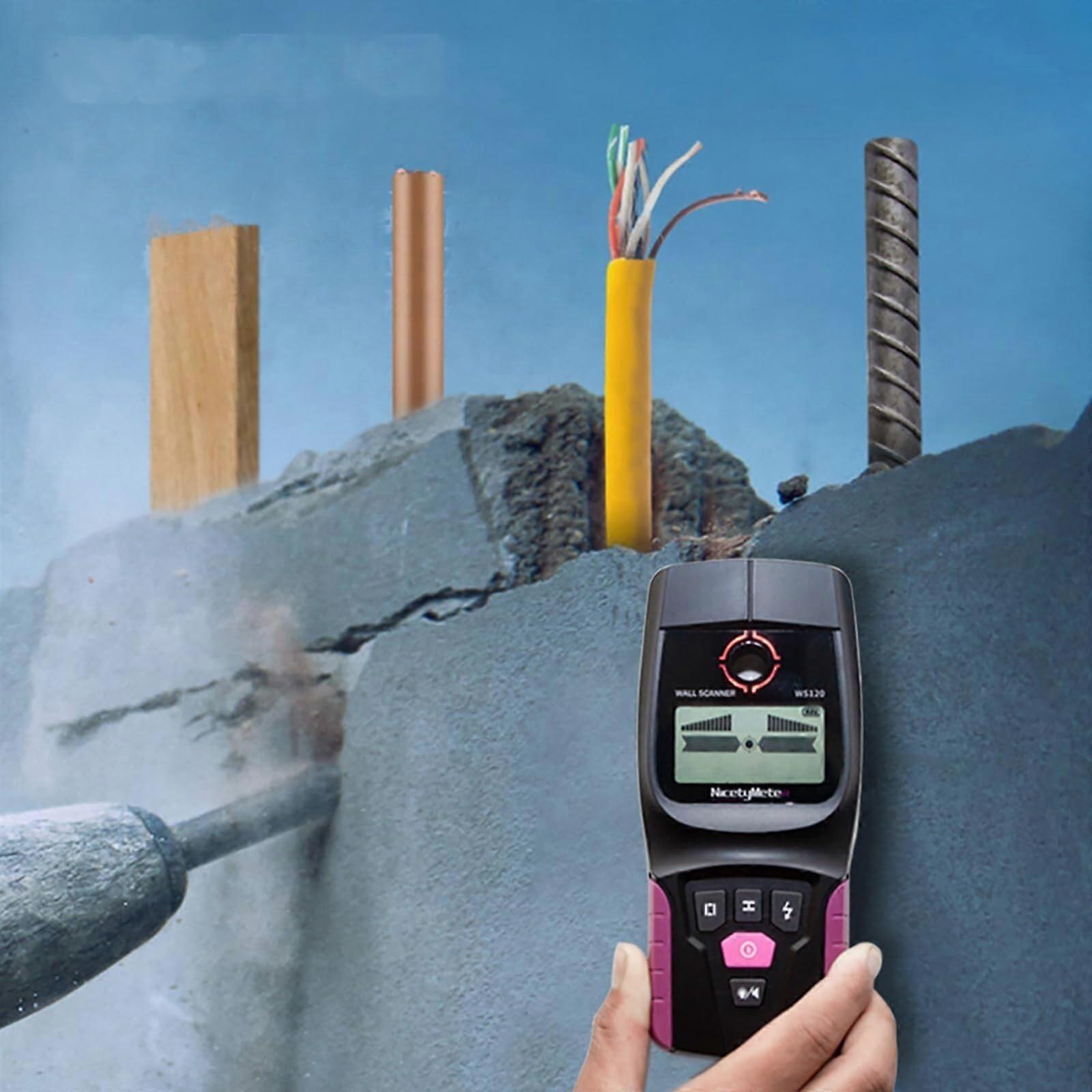Wall Scanner Metal Detector For Live Wire Detection And Hidden Cable Locator For Easy Installations Behind Wood Studs And PVC Pipes
