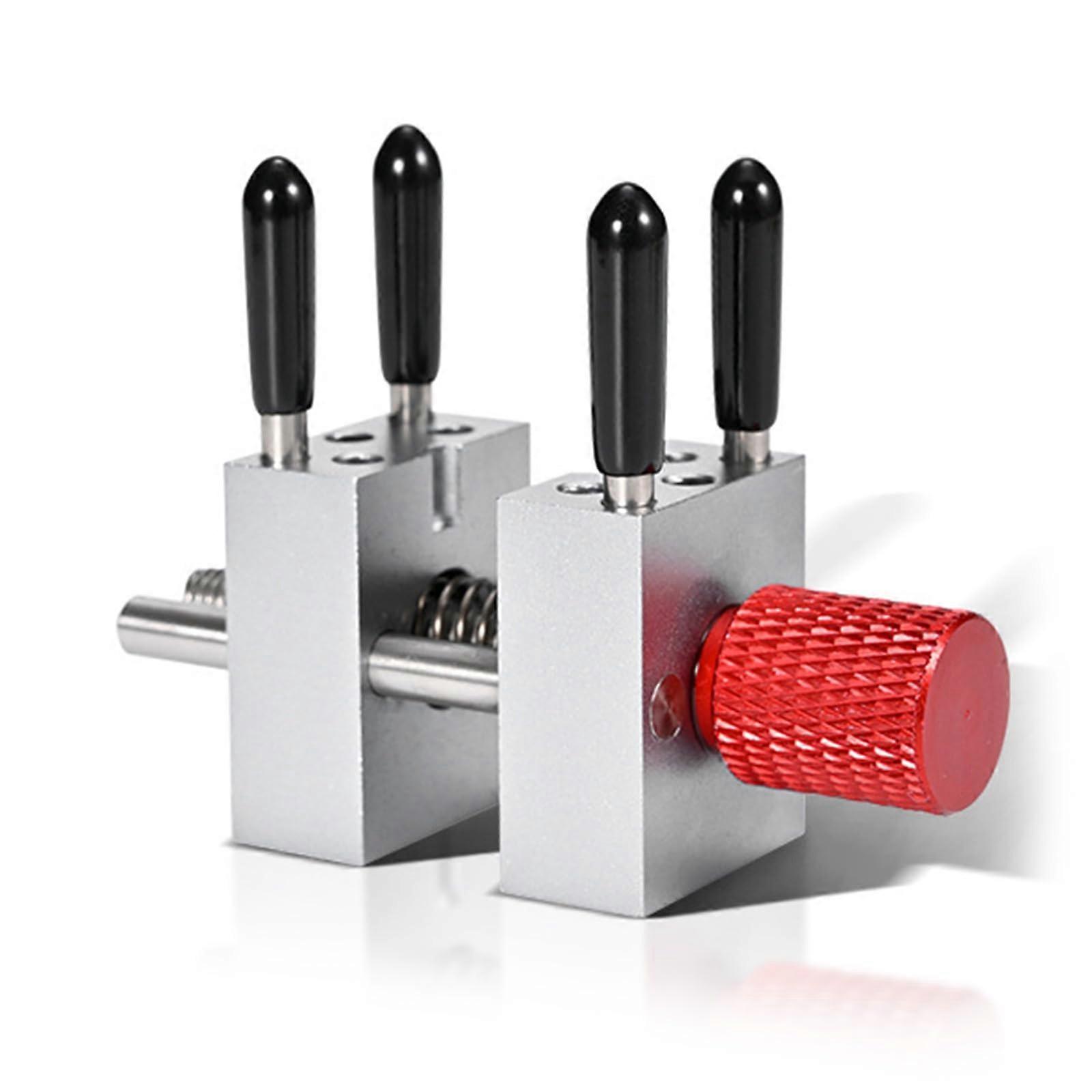 Adjustable Small Bench Clamp Pise Drill Press Red For Woodworking Tools, Metalworking, DIY Projects