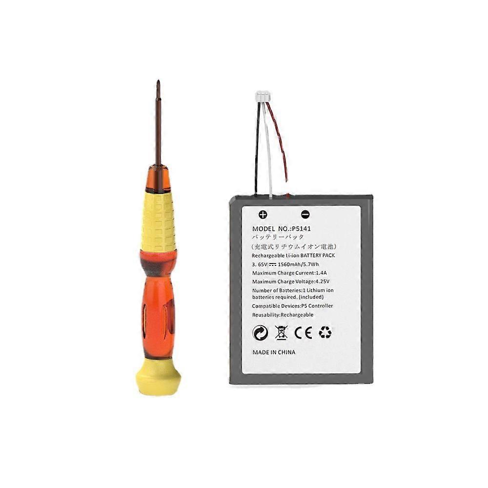 PS5 controller built-in battery, replaceable lithium battery pack, PS5 game peripheral accessories JYS-P5141